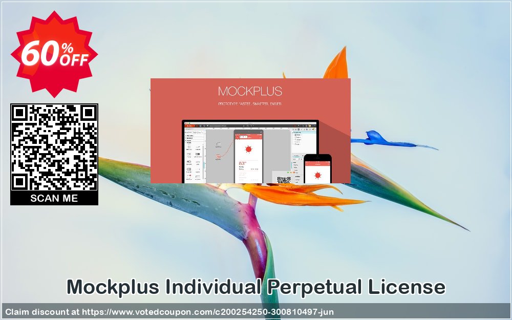 Mockplus Individual Perpetual Plan Coupon, discount Coupon code Mockplus Individual Perpetual License. Promotion: Mockplus Individual Perpetual License Exclusive offer 