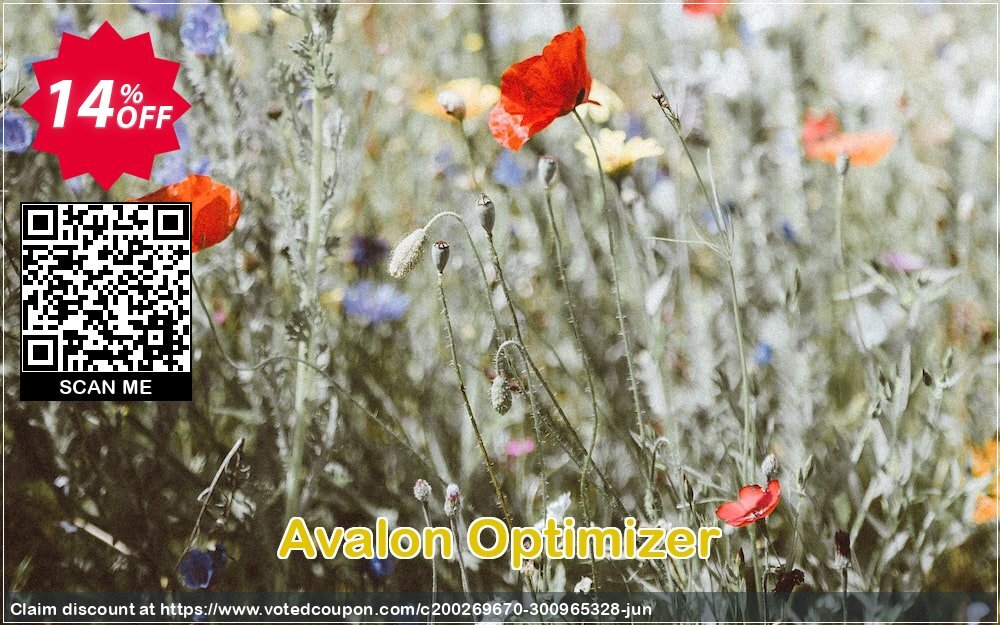 Avalon Optimizer Coupon, discount Coupon code Avalon Optimizer. Promotion: Avalon Optimizer offer from Avalon