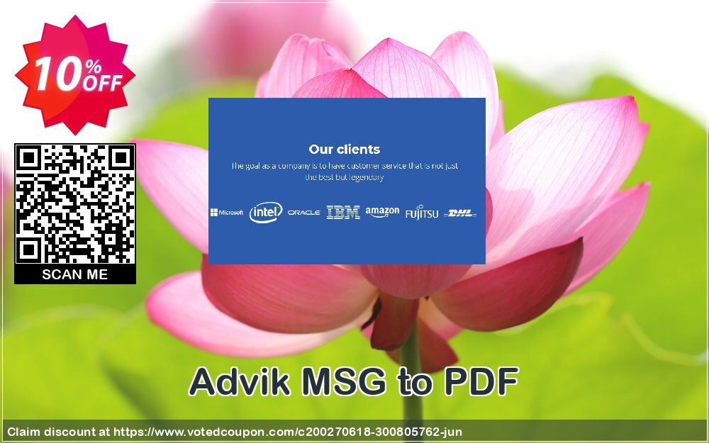 Advik MSG to PDF Coupon, discount Coupon code Advik MSG to PDF - Personal License. Promotion: Advik MSG to PDF - Personal License Exclusive offer 