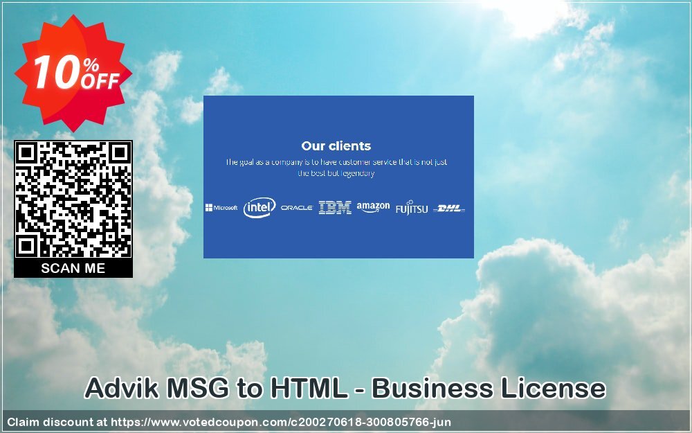 Advik MSG to HTML - Business Plan Coupon, discount Coupon code Advik MSG to HTML - Business License. Promotion: Advik MSG to HTML - Business License Exclusive offer 
