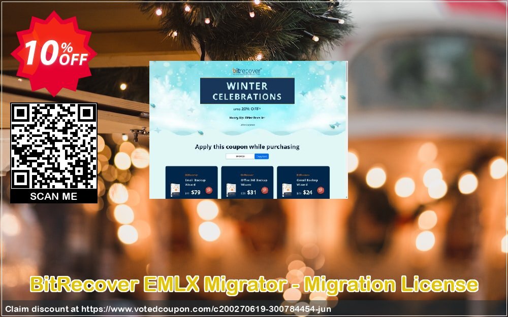 BitRecover EMLX Migrator - Migration Plan Coupon, discount Coupon code EMLX Migrator - Migration License. Promotion: EMLX Migrator - Migration License offer from BitRecover