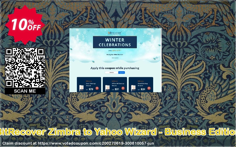 BitRecover Zimbra to Yahoo Wizard - Business Edition Coupon Code Jun 2024, 10% OFF - VotedCoupon