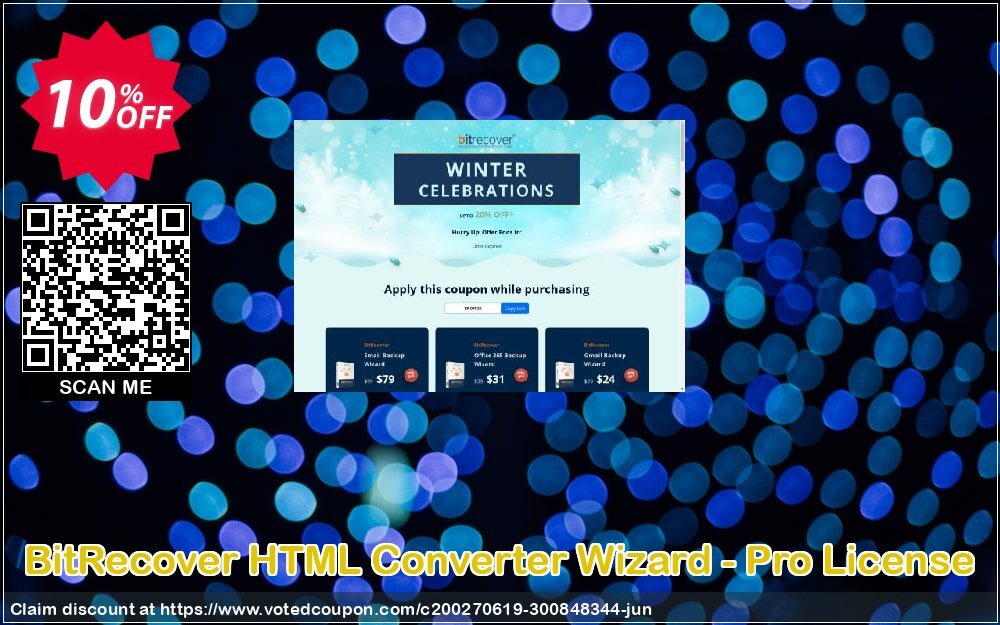 BitRecover HTML Converter Wizard - Pro Plan Coupon, discount Coupon code BitRecover HTML Converter Wizard - Pro License. Promotion: BitRecover HTML Converter Wizard - Pro License Exclusive offer 