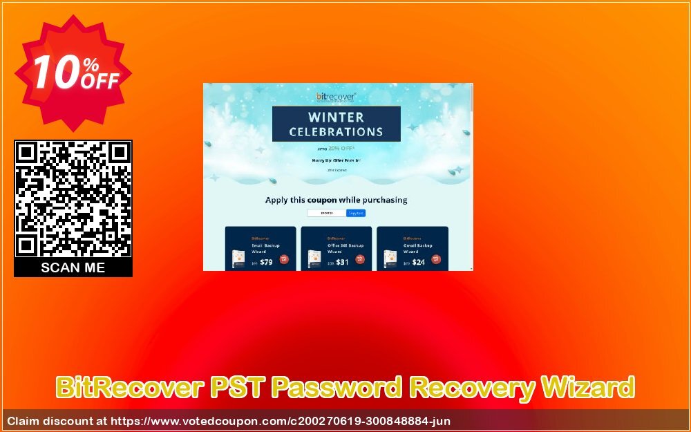 BitRecover PST Password Recovery Wizard Coupon, discount Coupon code BitRecover PST Password Recovery Wizard - Personal License. Promotion: BitRecover PST Password Recovery Wizard - Personal License Exclusive offer 