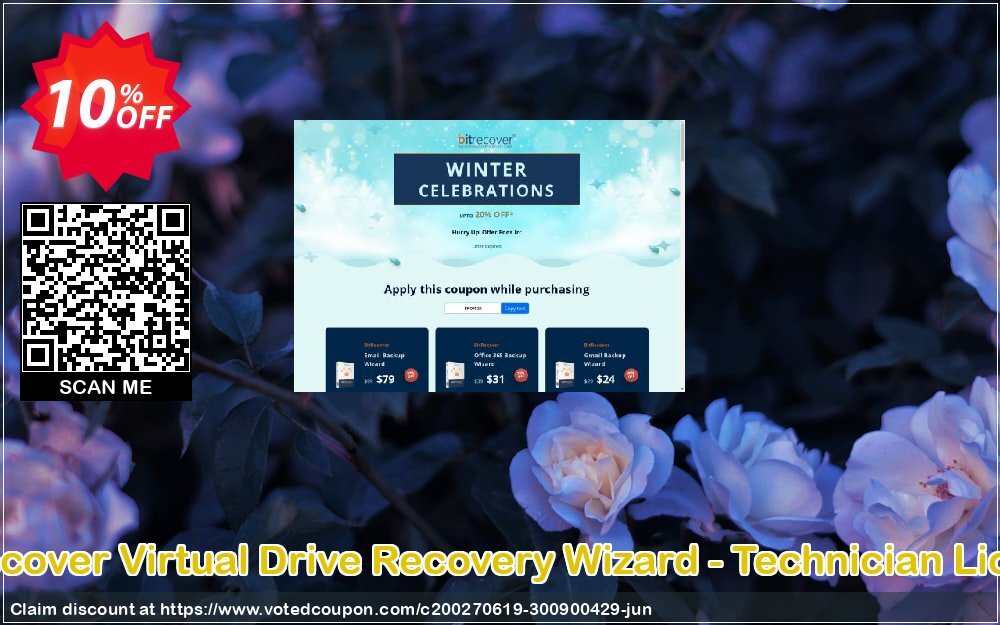 BitRecover Virtual Drive Recovery Wizard - Technician Plan Coupon, discount Coupon code BitRecover Virtual Drive Recovery Wizard - Technician License. Promotion: BitRecover Virtual Drive Recovery Wizard - Technician License Exclusive offer 