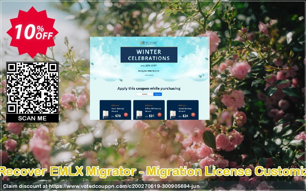BitRecover EMLX Migrator - Migration Plan Customized Coupon, discount Coupon code EMLX Migrator - Migration License Customized. Promotion: EMLX Migrator - Migration License Customized offer from BitRecover