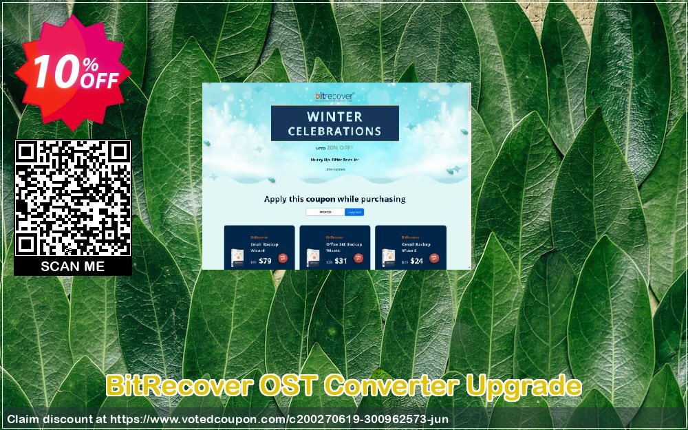 BitRecover OST Converter Upgrade Coupon, discount Coupon code BitRecover OST Converter - Standard License Upgrade. Promotion: BitRecover OST Converter - Standard License Upgrade Exclusive offer 