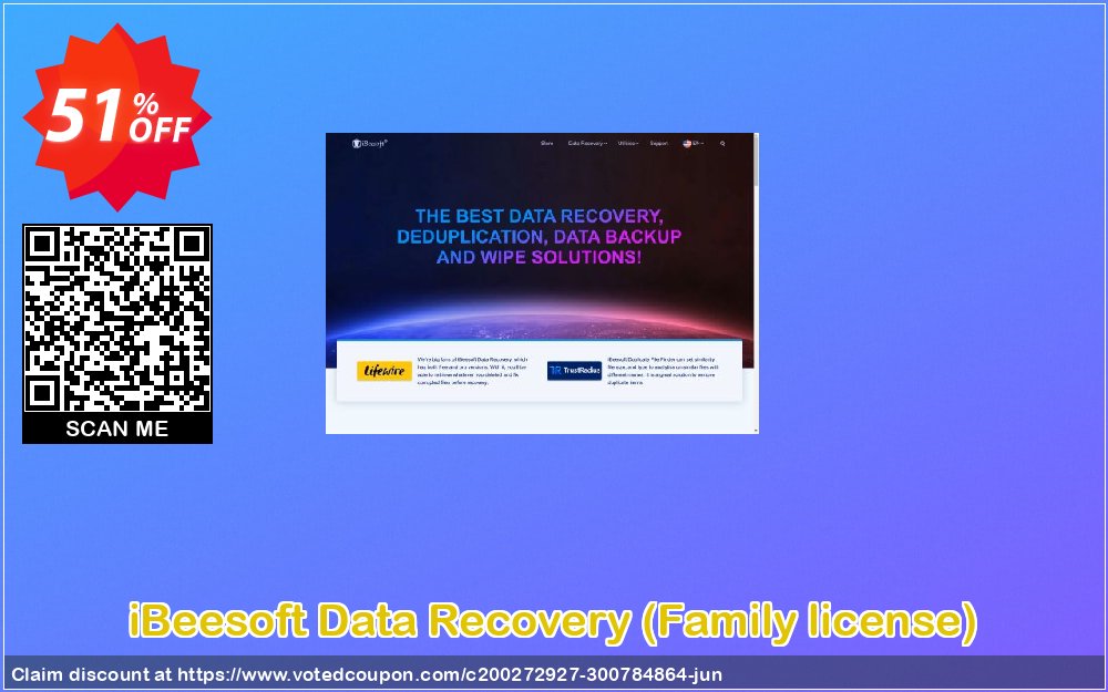 iBeesoft Data Recovery, Family Plan  Coupon, discount Coupon code iBeesoft Data Recovery Family license. Promotion: iBeesoft Data Recovery Family license offer from iBeetsoft