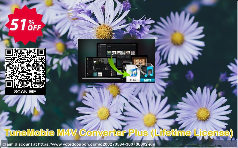 TuneMobie M4V Converter Plus, Lifetime Plan  Coupon, discount Coupon code TuneMobie M4V Converter Plus (Lifetime License). Promotion: TuneMobie M4V Converter Plus (Lifetime License) Exclusive offer 
