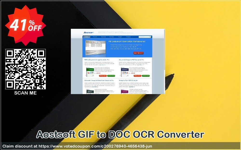 Aostsoft GIF to DOC OCR Converter Coupon, discount Aostsoft GIF to DOC OCR Converter Imposing discount code 2024. Promotion: Imposing discount code of Aostsoft GIF to DOC OCR Converter 2024