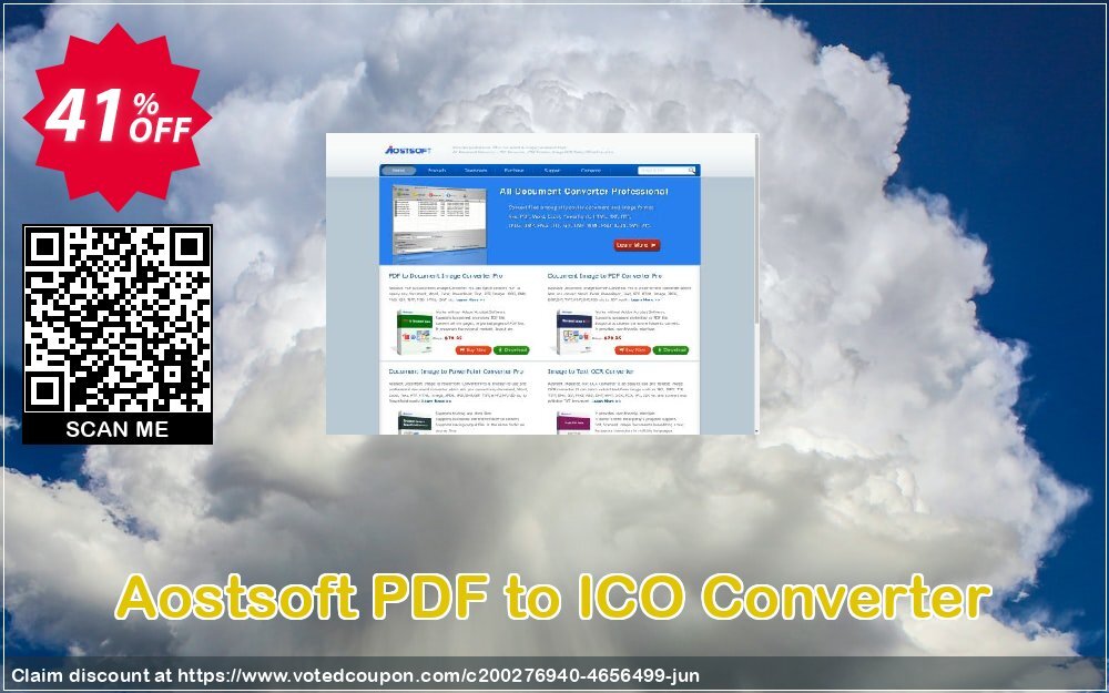 Aostsoft PDF to ICO Converter Coupon, discount Aostsoft PDF to ICO Converter Hottest deals code 2024. Promotion: Hottest deals code of Aostsoft PDF to ICO Converter 2024