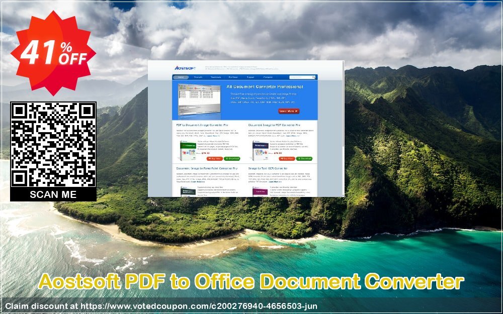 Aostsoft PDF to Office Document Converter Coupon, discount Aostsoft PDF to Office Document Converter Wonderful discounts code 2024. Promotion: Wonderful discounts code of Aostsoft PDF to Office Document Converter 2024