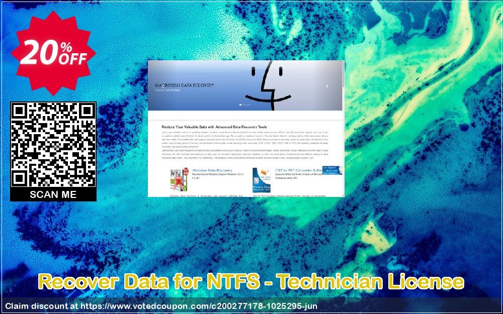 Recover Data for NTFS - Technician Plan Coupon, discount Recover Data for NTFS - Technician License Excellent promotions code 2024. Promotion: Excellent promotions code of Recover Data for NTFS - Technician License 2024