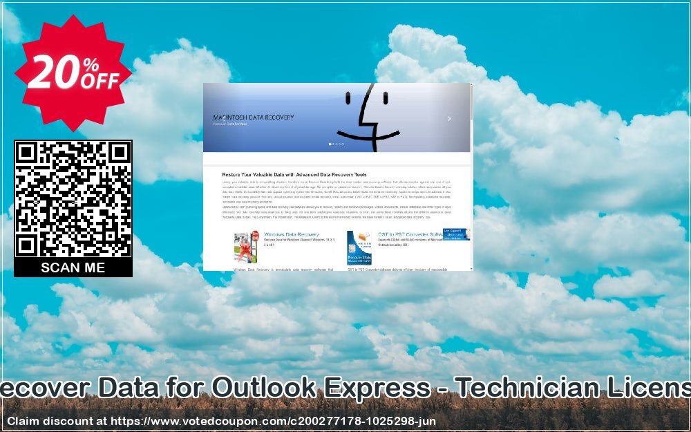 Recover Data for Outlook Express - Technician Plan Coupon Code Jun 2024, 20% OFF - VotedCoupon