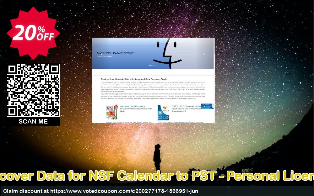 Recover Data for NSF Calendar to PST - Personal Plan Coupon, discount Recover Data for NSF Calendar to PST - Personal License Imposing discount code 2024. Promotion: Imposing discount code of Recover Data for NSF Calendar to PST - Personal License 2024