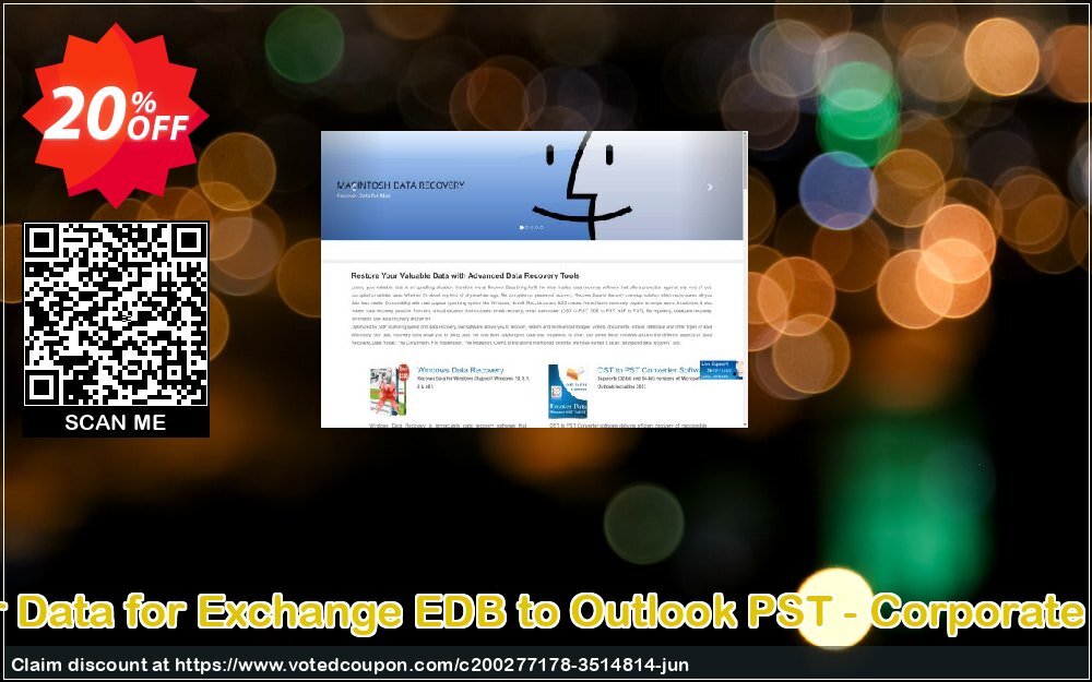 Recover Data for Exchange EDB to Outlook PST - Corporate Plan Coupon, discount Recover Data for Exchange EDB to Outlook PST - Corporate License Dreaded discount code 2024. Promotion: Dreaded discount code of Recover Data for Exchange EDB to Outlook PST - Corporate License 2024