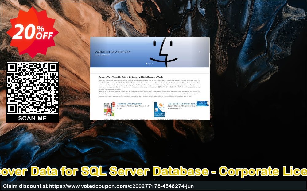 Recover Data for SQL Server Database - Corporate Plan Coupon, discount Recover Data for SQL Server Database - Corporate License Excellent promo code 2024. Promotion: Excellent promo code of Recover Data for SQL Server Database - Corporate License 2024