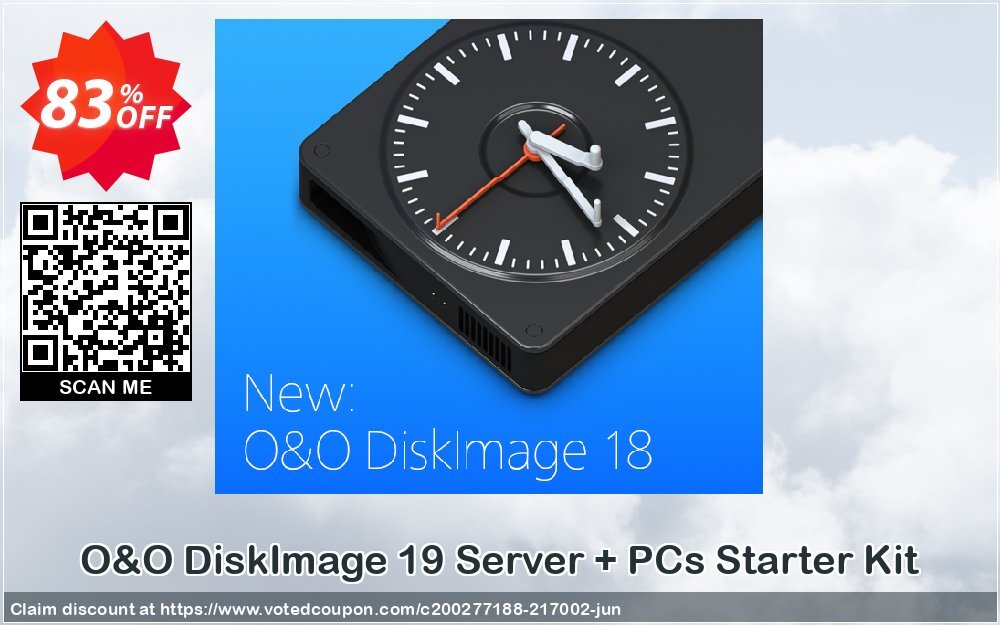 O&O DiskImage 19 Server + PCs Starter Kit Coupon, discount 83% OFF O&O DiskImage 18 Server + 5 Workstation, verified. Promotion: Big promo code of O&O DiskImage 18 Server + 5 Workstation, tested & approved