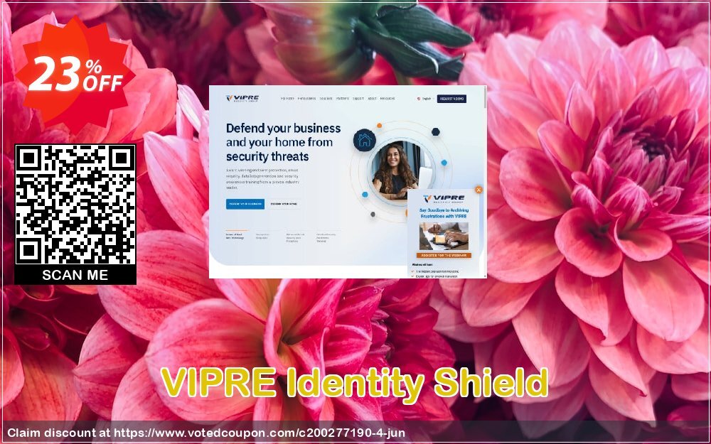 VIPRE Identity Shield Coupon, discount 20% OFF VIPRE Identity Shield 2024. Promotion: Special promotions code of VIPRE Identity Shield, tested in {{MONTH}}