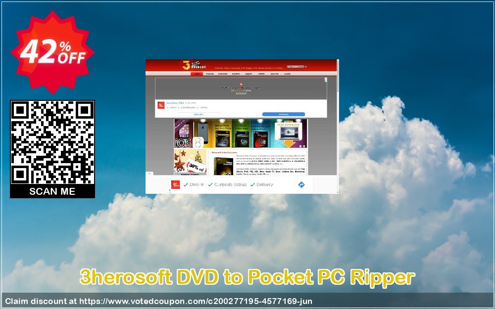 3herosoft DVD to Pocket PC Ripper Coupon, discount 3herosoft DVD to Pocket PC Ripper Wondrous discounts code 2024. Promotion: Wondrous discounts code of 3herosoft DVD to Pocket PC Ripper 2024