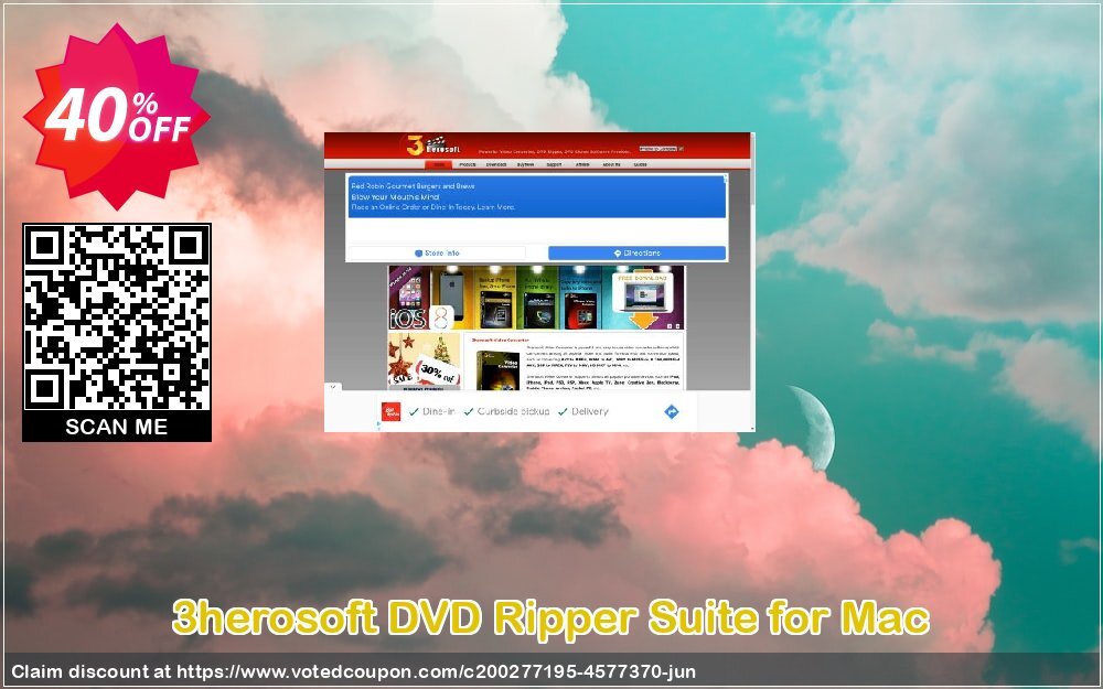 3herosoft DVD Ripper Suite for MAC Coupon Code Jun 2024, 40% OFF - VotedCoupon
