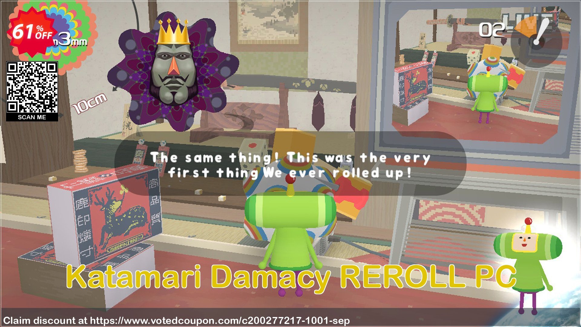 Katamari DaMACy REROLL PC Coupon Code Sep 2024, 61% OFF - VotedCoupon