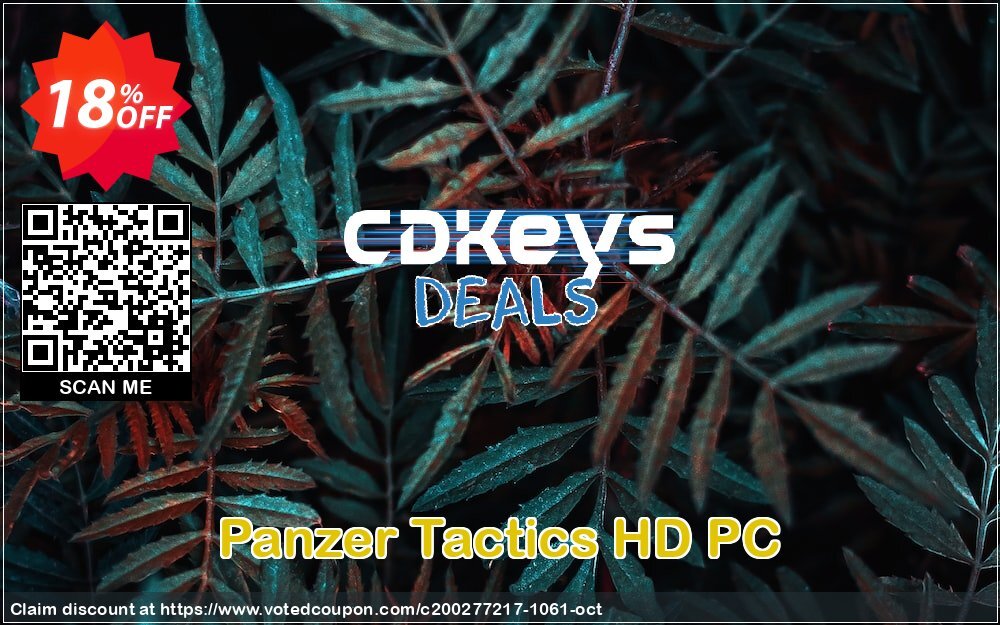 Panzer Tactics HD PC Coupon, discount Panzer Tactics HD PC Deal. Promotion: Panzer Tactics HD PC Exclusive offer 