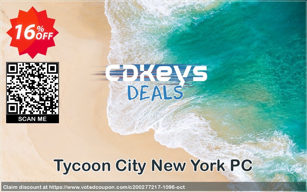 Tycoon City New York PC Coupon, discount Tycoon City New York PC Deal. Promotion: Tycoon City New York PC Exclusive offer 