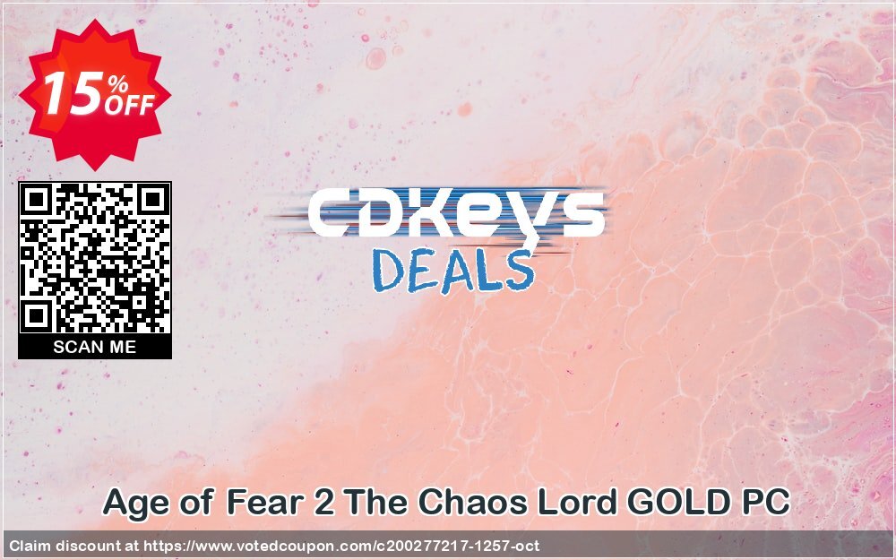 Age of Fear 2 The Chaos Lord GOLD PC Coupon, discount Age of Fear 2 The Chaos Lord GOLD PC Deal. Promotion: Age of Fear 2 The Chaos Lord GOLD PC Exclusive offer 