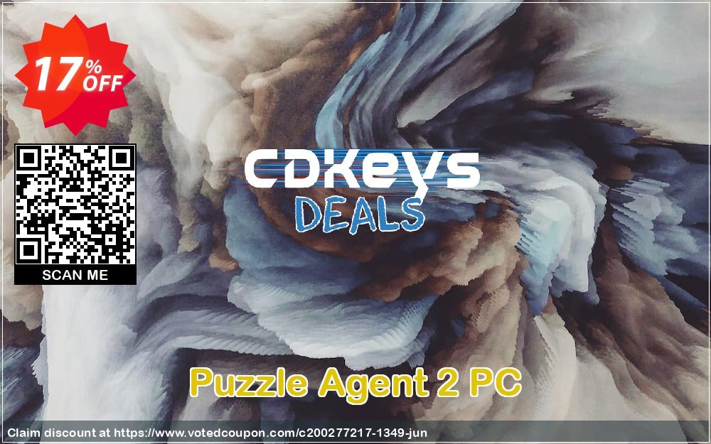 Puzzle Agent 2 PC Coupon, discount Puzzle Agent 2 PC Deal. Promotion: Puzzle Agent 2 PC Exclusive offer 