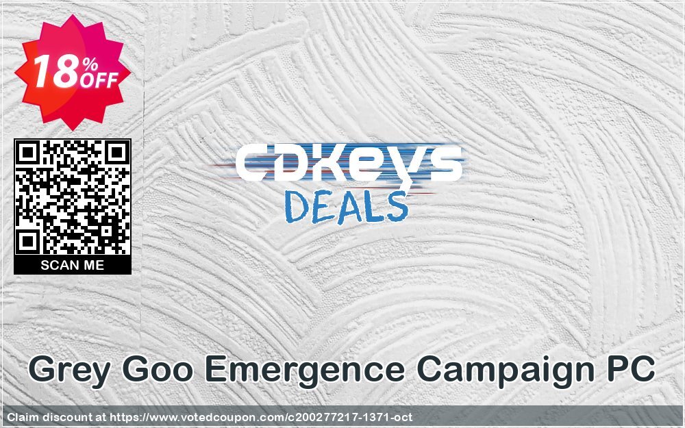 Grey Goo Emergence Campaign PC Coupon, discount Grey Goo Emergence Campaign PC Deal. Promotion: Grey Goo Emergence Campaign PC Exclusive offer 