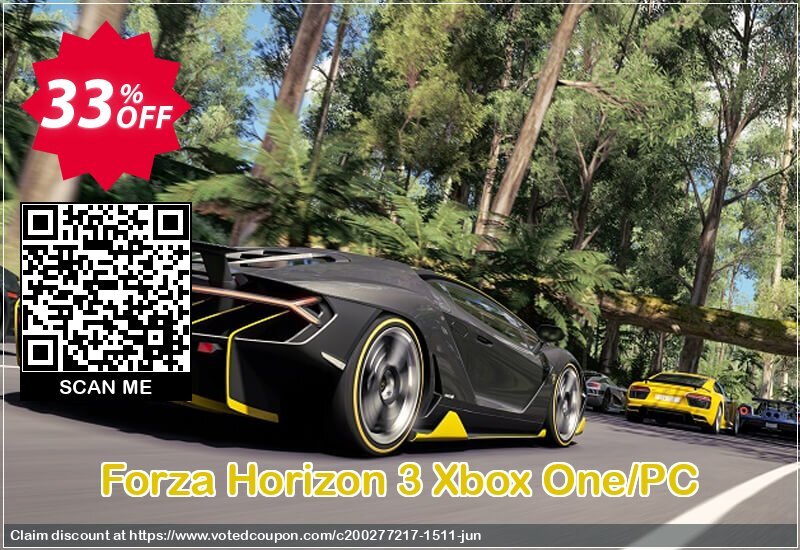 Forza Horizon 3 Xbox One/PC Coupon Code Jun 2024, 33% OFF - VotedCoupon