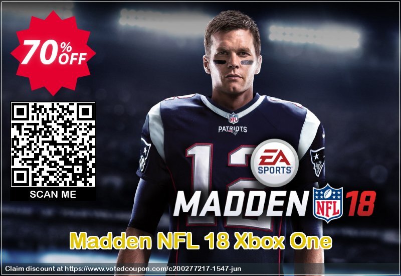 Madden NFL 18 Xbox One Coupon Code Jun 2024, 70% OFF - VotedCoupon