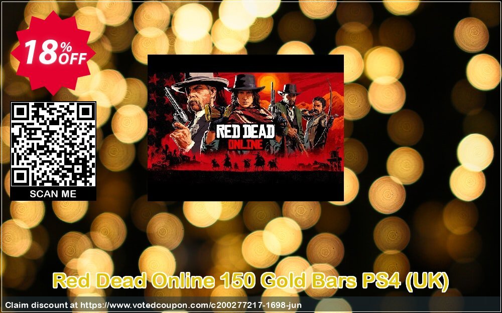 Red Dead Online 150 Gold Bars PS4, UK 