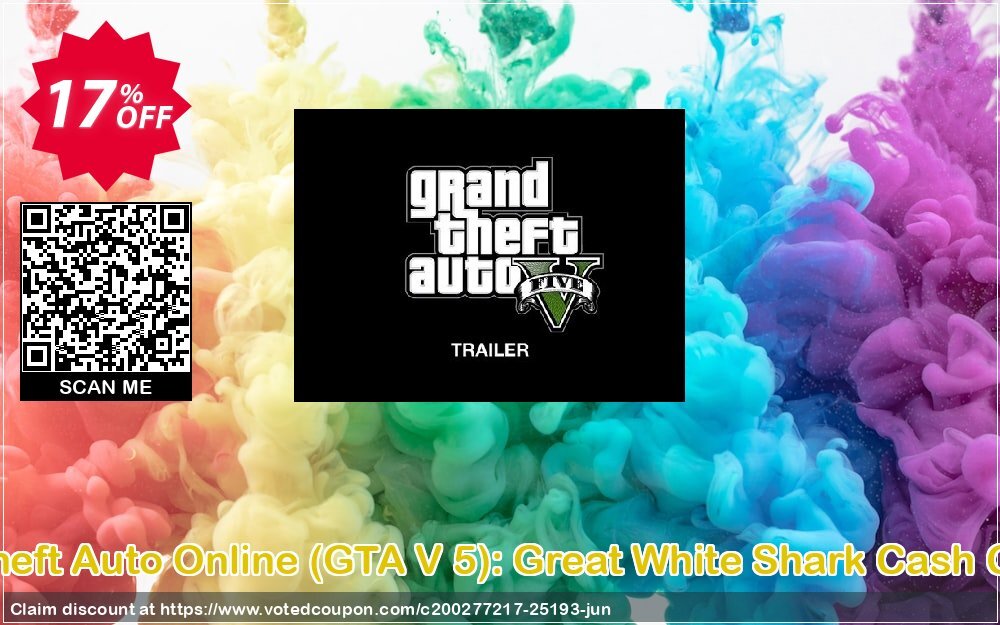 Grand Theft Auto Online, GTA V 5 : Great White Shark Cash Card PS4 Coupon Code Jun 2024, 17% OFF - VotedCoupon