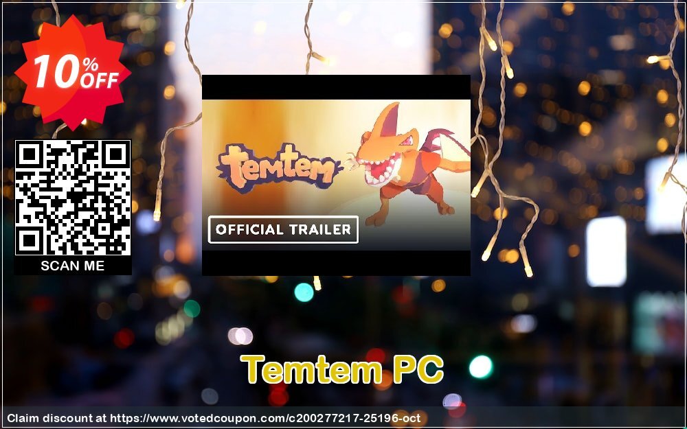 Temtem PC Coupon, discount Temtem PC Deal. Promotion: Temtem PC Exclusive offer 