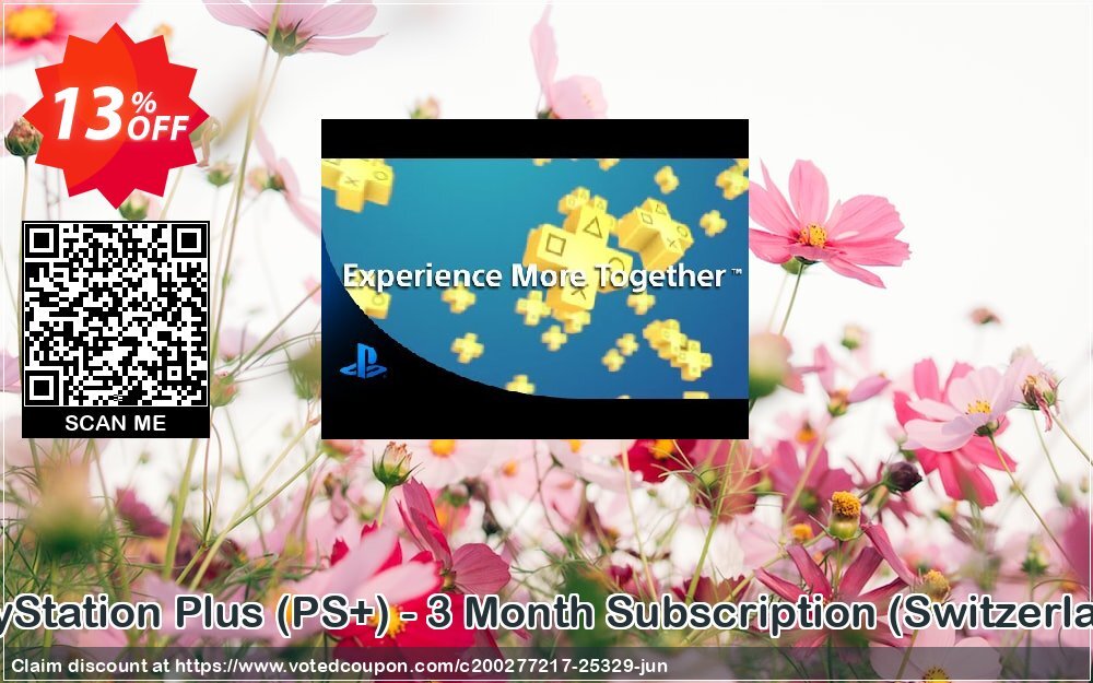 PS Plus, PS+ - 3 Month Subscription, Switzerland 