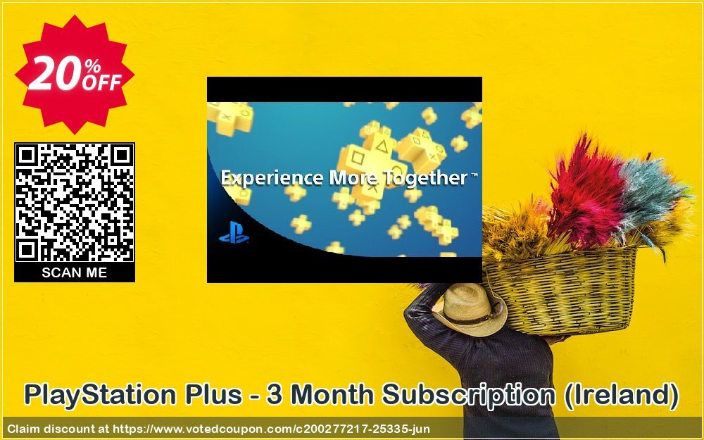 PS Plus - 3 Month Subscription, Ireland  Coupon, discount PlayStation Plus - 3 Month Subscription (Ireland) Deal. Promotion: PlayStation Plus - 3 Month Subscription (Ireland) Exclusive offer 