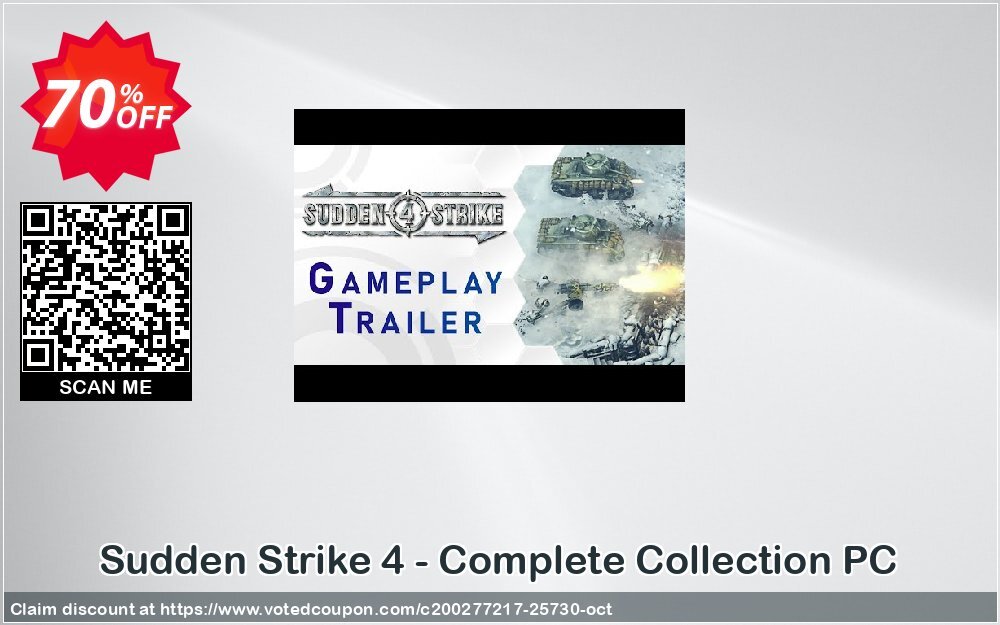 Sudden Strike 4 - Complete Collection PC Coupon, discount Sudden Strike 4 - Complete Collection PC Deal. Promotion: Sudden Strike 4 - Complete Collection PC Exclusive offer 