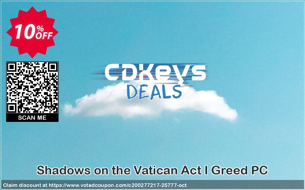 Shadows on the Vatican Act I Greed PC Coupon, discount Shadows on the Vatican Act I Greed PC Deal. Promotion: Shadows on the Vatican Act I Greed PC Exclusive offer 