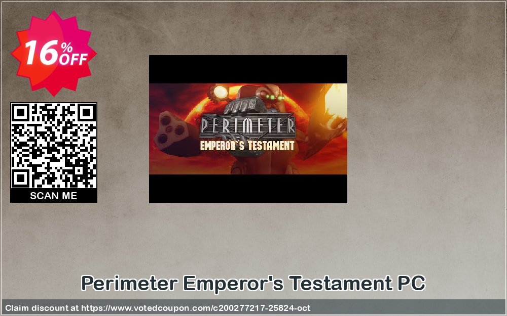 Perimeter Emperor's Testament PC Coupon, discount Perimeter Emperor's Testament PC Deal. Promotion: Perimeter Emperor's Testament PC Exclusive offer 