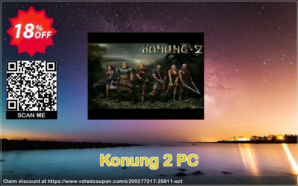 Konung 2 PC Coupon, discount Konung 2 PC Deal. Promotion: Konung 2 PC Exclusive offer 