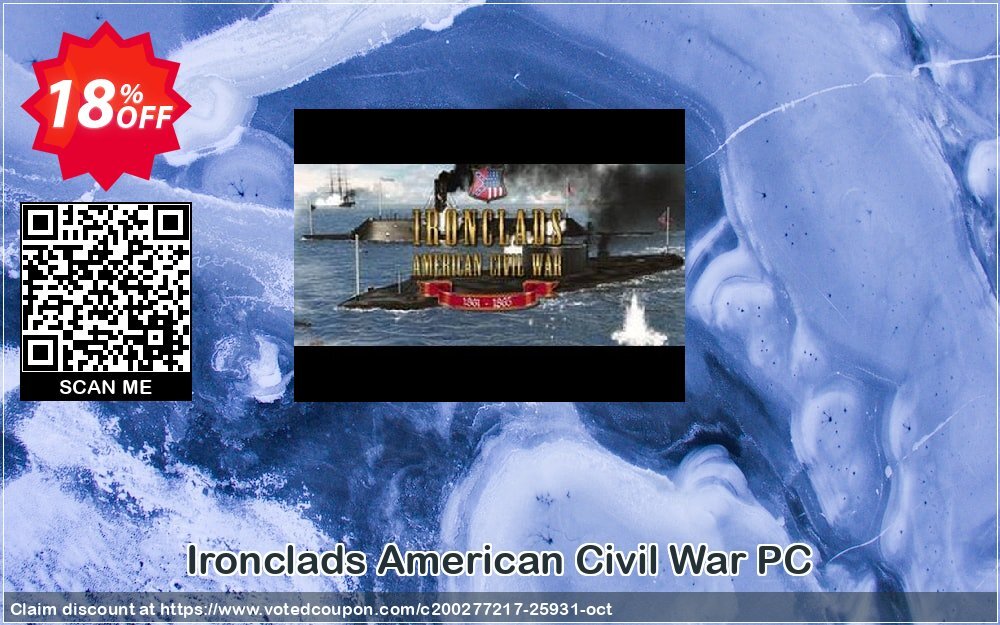 Ironclads American Civil War PC Coupon, discount Ironclads American Civil War PC Deal. Promotion: Ironclads American Civil War PC Exclusive offer 