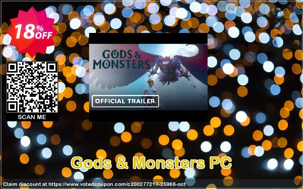 Gods & Monsters PC Coupon, discount Gods & Monsters PC Deal. Promotion: Gods & Monsters PC Exclusive offer 