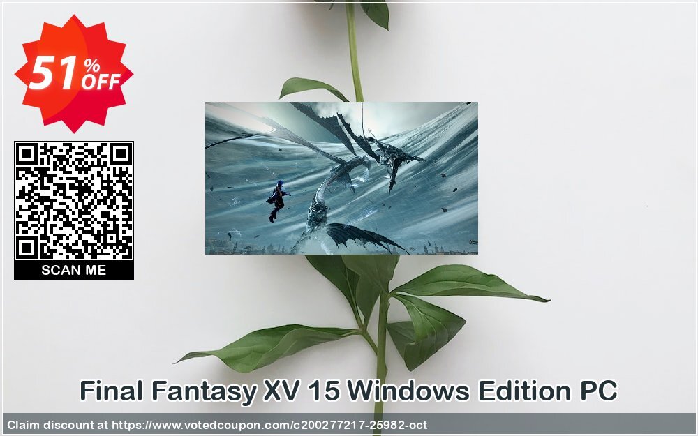 Final Fantasy XV 15 WINDOWS Edition PC Coupon, discount Final Fantasy XV 15 Windows Edition PC Deal. Promotion: Final Fantasy XV 15 Windows Edition PC Exclusive offer 