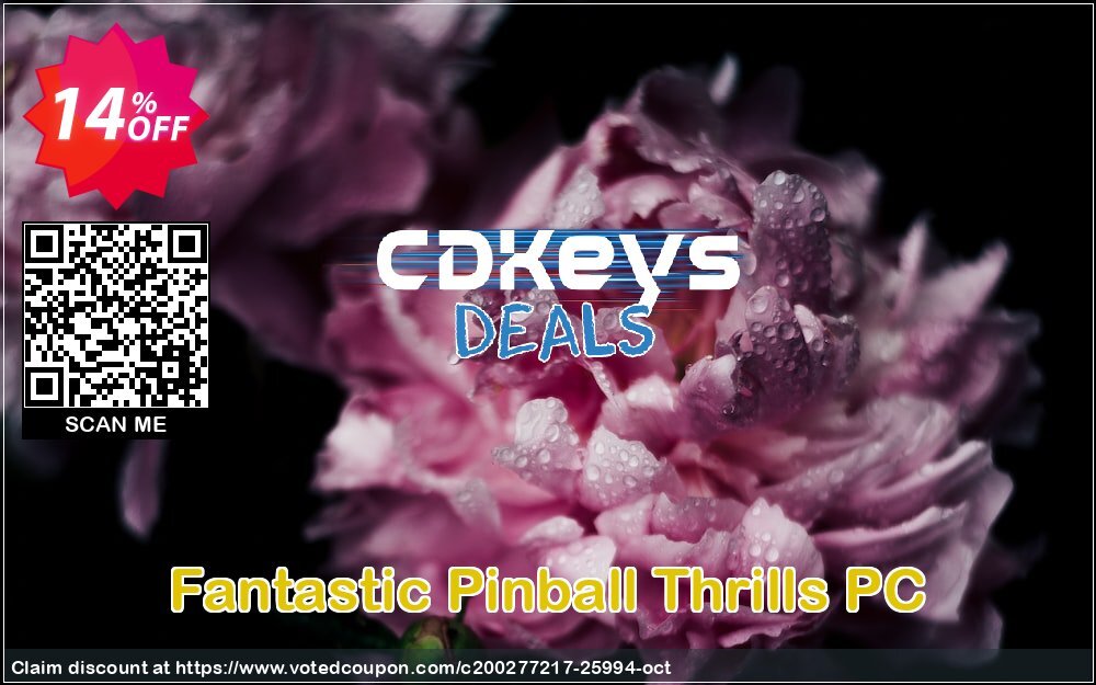 Fantastic Pinball Thrills PC Coupon, discount Fantastic Pinball Thrills PC Deal. Promotion: Fantastic Pinball Thrills PC Exclusive offer 