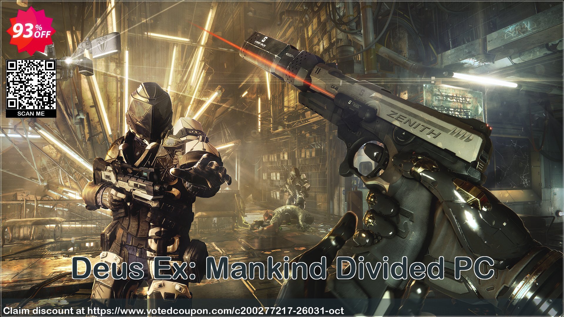 Deus Ex: Mankind Divided PC Coupon, discount Deus Ex: Mankind Divided PC Deal. Promotion: Deus Ex: Mankind Divided PC Exclusive offer 