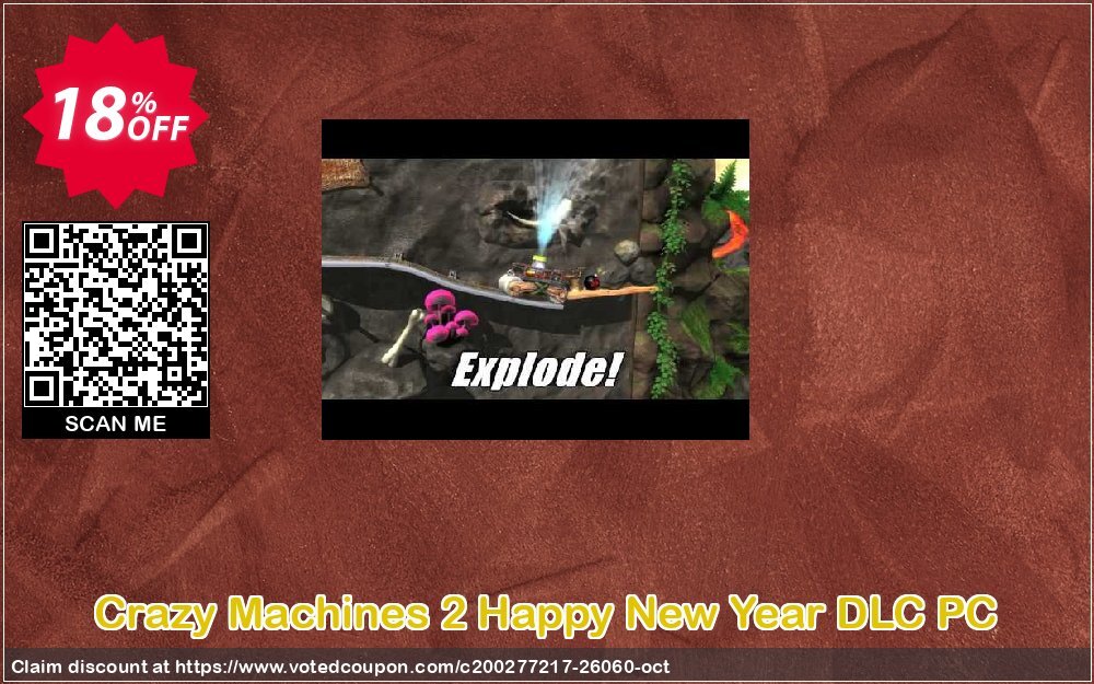 Crazy MAChines 2 Happy New Year DLC PC Coupon, discount Crazy Machines 2 Happy New Year DLC PC Deal. Promotion: Crazy Machines 2 Happy New Year DLC PC Exclusive offer 