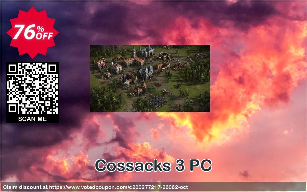 Cossacks 3 PC Coupon, discount Cossacks 3 PC Deal. Promotion: Cossacks 3 PC Exclusive offer 