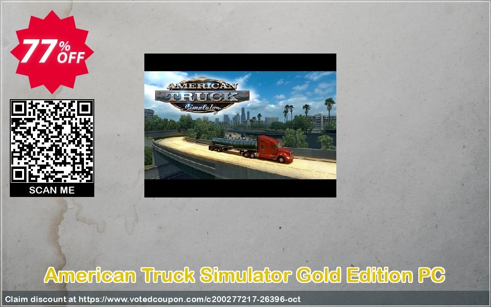 American Truck Simulator Gold Edition PC Coupon, discount American Truck Simulator Gold Edition PC Deal. Promotion: American Truck Simulator Gold Edition PC Exclusive Easter Sale offer 